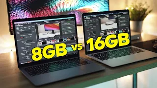 The NEW M1 Macs - 8GB or 16GB RAM For Video Editing?