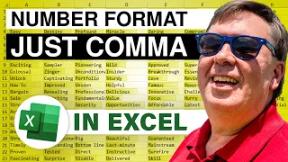 Excel Comma Confusion: Comma, Just Comma - Episode 2215