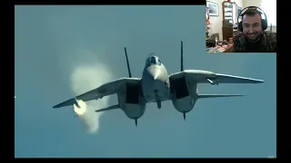 Top Gun Maverick F-14 Tomcat fight scene "reaction" #topgunmaverick #topgun #f14