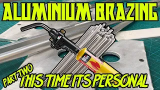 Let's have ANOTHER go at aluminium welding / Brazing  Low temp Aluminum rods | With good results!