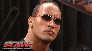 The Rock Interrupts Triple H Promo | Shut Up B*tch - Monday Night RAW!