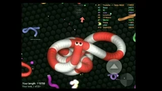 Slitherio 160K Mobile Best Score