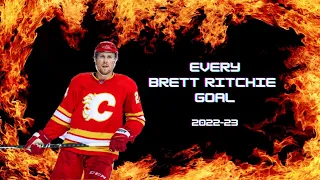 Brett Ritchie All 6 Goals From The 2022-23 Season | Calgary Flames