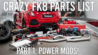 CRAZY FK8 PARTS LIST (HKS, Eventuri, Spoon + MORE!) - Pt.1 | Dream Automotive