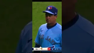 Rays And Blue Jays Benches Clear After A Hit By Pitch