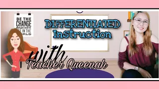 DIFFERENTIATED INSTRUCTION briefly explain with examples | CLASSROOM MANAGEMENT