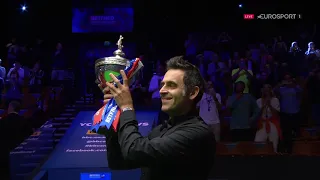 RONNIE O'SULLIVAN WINS HIS SIXTH WORLD SNOOKER CHAMPIONSHIP TITLE AT THE CRUCIBLE
