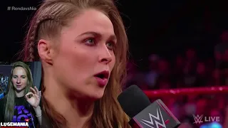 WWE Raw 5/21/18 Nia Jax Ronda Rousey Contract Signing