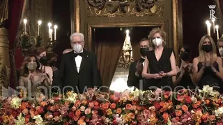 Prima della Scala, l'arrivo e la standing ovation per Mattarella