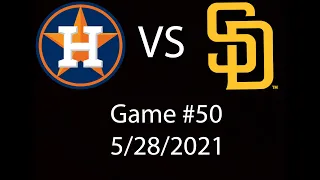 Astros VS Padres  Condensed Game Highlights 5/28/21