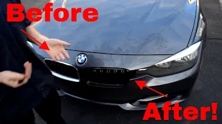 BMW F30 REMOVE YOUR KIDNEY GRILLES THE EASY WAY