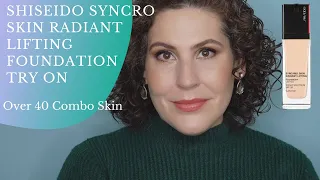 Shiseido - Syncro Skin Radiant Lifting Foundation - Try On - Over 40