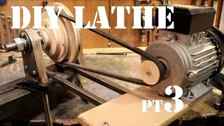 How to Make a Wood Lathe From Scratch - Motor and Tailstock