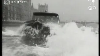London River Police try out new speedboats (1937)