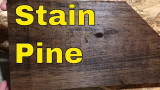 How To Stain Pine Wood-Tutorial