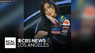 Professional race car driver Samantha Tan talks about the upcoming Acura Grand Prix