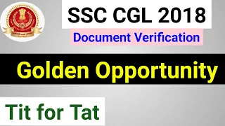 Know Full SSC CGL 2018 Document Verification Process