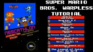 NEScathlon Tutorial | Super Mario Bros. Warpless by SuperSonic71087