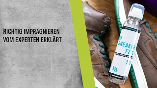 Sneaker richtig imprägnieren! "Die Anwendung von SNEAKERFOG"