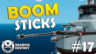 RAMMING BOOM STICKS! - Patrol Ship Build - Stormworks Search and Destroy - #17