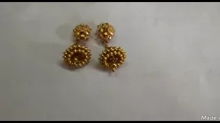 4 Grams earings model from GRT Jewellers