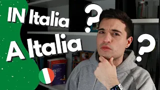 Italian Prepositions of Place Explained: A, IN and DA + exercise | Italian Grammar For Beginners