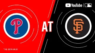 Phillies at Giants 8/8/19 | MLB Game of the Week Live on YouTube