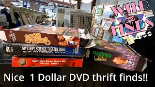 DVD + VHS + Record hunting Thrift stores