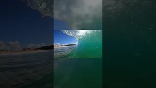 THE GLASSIEST BARREL EVER?! (SURFING POV)