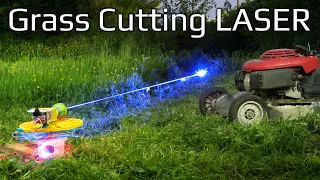 Mowing My Lawn with a LASER!!!