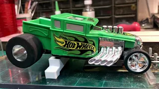 Bone Shaker Converted into a Drag Slot Car