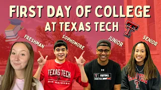 First Day of College *Fall 2021* | Texas Tech Vlog Squad