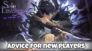 Advice for NEW PLAYERS to make game progress easier | Solo Leveling Arise