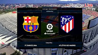 PES 2020 - Barcelona vs Atletico Madrid - Full Match & Goals - Gameplay PC