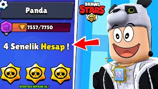 Eski Hesabımı Buldum ! Star Hediyeleri Açtım 😳 - Panda ile Brawl Stars 2024