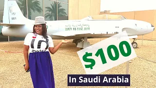 $100 Challenge in SAUDI ARABIA| Luxury Shopping Spree | Food | Tour