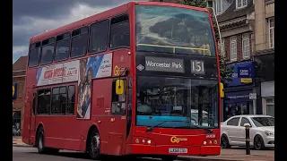 (FRV #1)  Route 151 from Worcester Park to Wallington onboard DOE44!