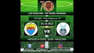 LZS Raszowa - KS Orzeł Branice - 4:3 (1:2) - skrót meczu + kulisy - 01.10.2023 - KLASA OKRĘGOWA