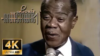 Louis Armstrong 4K AI Restored --   What a Wonderful World "MAGNIFIQUE" 1967