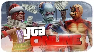 GTA ONLINE - ОТМЕЧАЕМ НОВЫЙ ГОД 2019 В КОСТЮМАХ ПРИШЕЛЬЦЕВ! #383