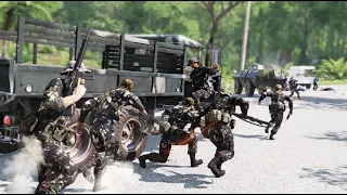 N,P.A NANG AMBUSH NG PNP NAG REINFORCE ANG MGA SUNDALO - ARMA 3 MACHINIMA