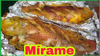 Mojarra en Papel Aluminio sin Horno - Pescado en Cabrito - Mojarra en Cabrito - Semana Santa.