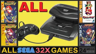 All Sega 32X Games in 4 regions (US, JP, EU, BR)