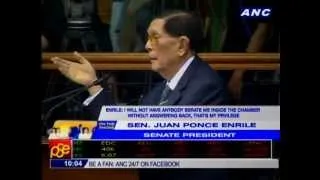 Enrile: I have more documents more incriminating than Brady's notes