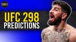 UFC 298 PREDICTIONS & BETS | FULL CARD BREAKDOWN