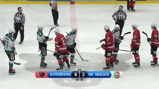 5. zápas štvrťfinále play-off - HK´95 Považská Bystrica – HK Skalica 6:2 (HIGHLIGHTY)