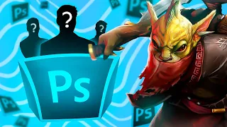 ПРЕВЬЮ В СТИЛЕ DOTA 2  ЮТУБЕРОВ | Photoshop