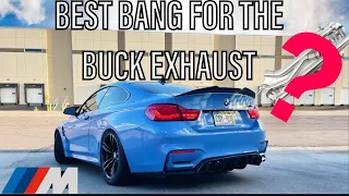 MOST AFFORDABLE EXHAUST SETUP FOR YOUR BMW M4/M3