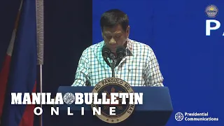 'Thank you for making me President' —Duterte