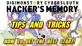 Digimon - Hacker's Memory | Tips & Tricks | Digimon basics and what to do when you start